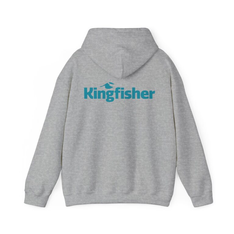 Kingfisher Hooded Sweatshirt - Heavy Weight - Image 10