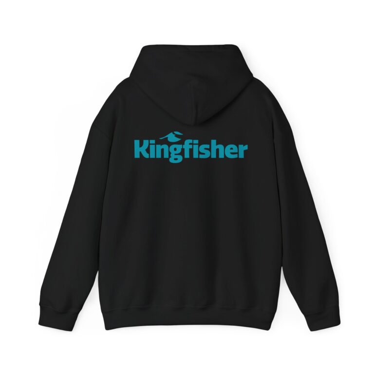 Kingfisher Hooded Sweatshirt - Heavy Weight - Image 6