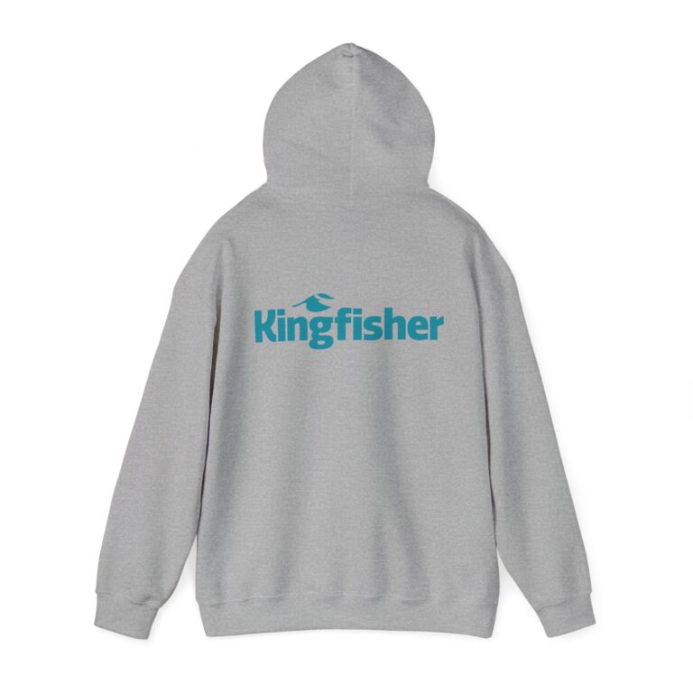 Kingfisher Hooded Sweatshirt - Heavy Weight - Image 11